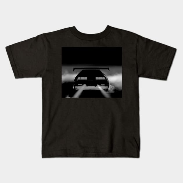 Black and white car Kids T-Shirt by SJG-digital